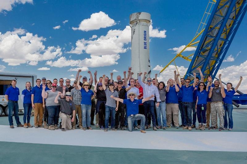 Blue Origin has successfully launched and then landed its New Shepard rocket